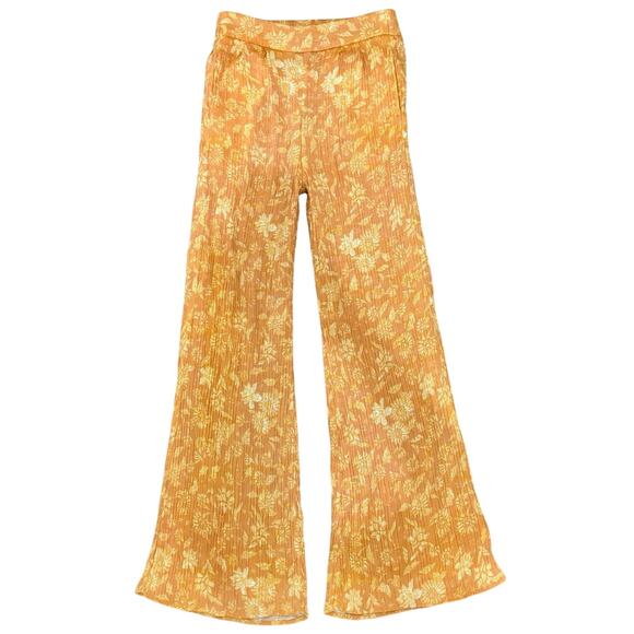 Wonderly Boho Flare Floral Pants - Picture 1 of 5